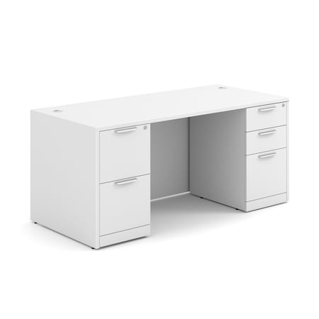 Officesource 29.50'' H, White, 60.00'' W X DBLFDOS102WH